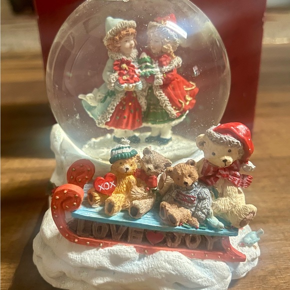 San Francisco Music Box • Snow Globe • Vintage • Santa Cherish Thoughts  • Video - Picture 4 of 16